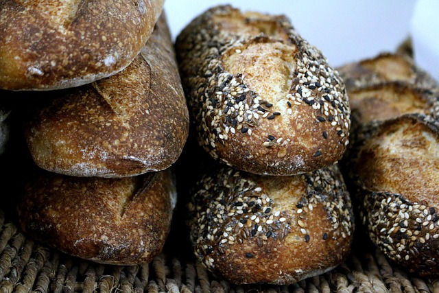 Fresh sourdough bread loaves from Irish artisan bakery